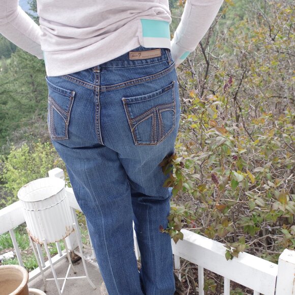 Vintage Seven 7 Boot Cut Women's Jeans - Picture 8 of 8